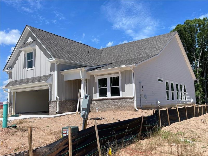 In-progress construction of a new home in , Gainesville, GA (Image 43).