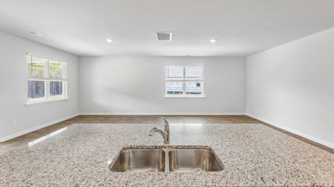 Representative unfurnished interior of a home built from the CANTEY by D.R. Horton in Rivers Reach, Yemassee (Image 13).