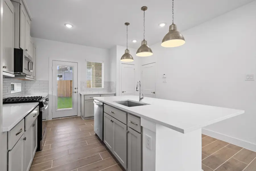 Furnished interior view inside a new home in Meridiana, Manvel (Image 9). Furnished interior view inside a new home in Meridiana, Manvel (Image 9).