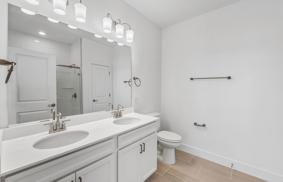 Furnished interior view inside a new home in Saddleback at Santa Rita Ranch, Liberty Hill (Image 9).