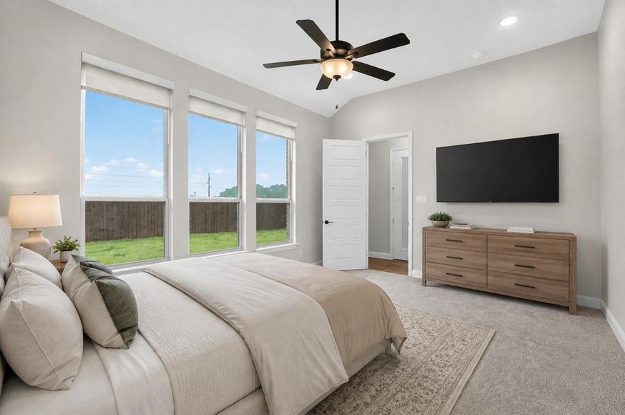 Furnished interior view inside a new home in Rockwood 65', Mansfield (Image 20).