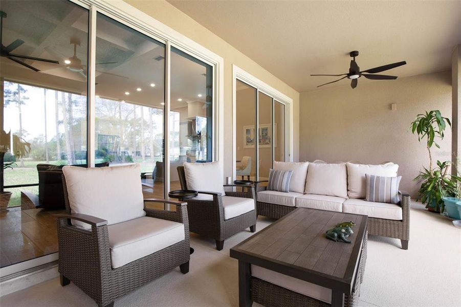 Furnished interior view inside a new home in , Palm Coast (Image 47).