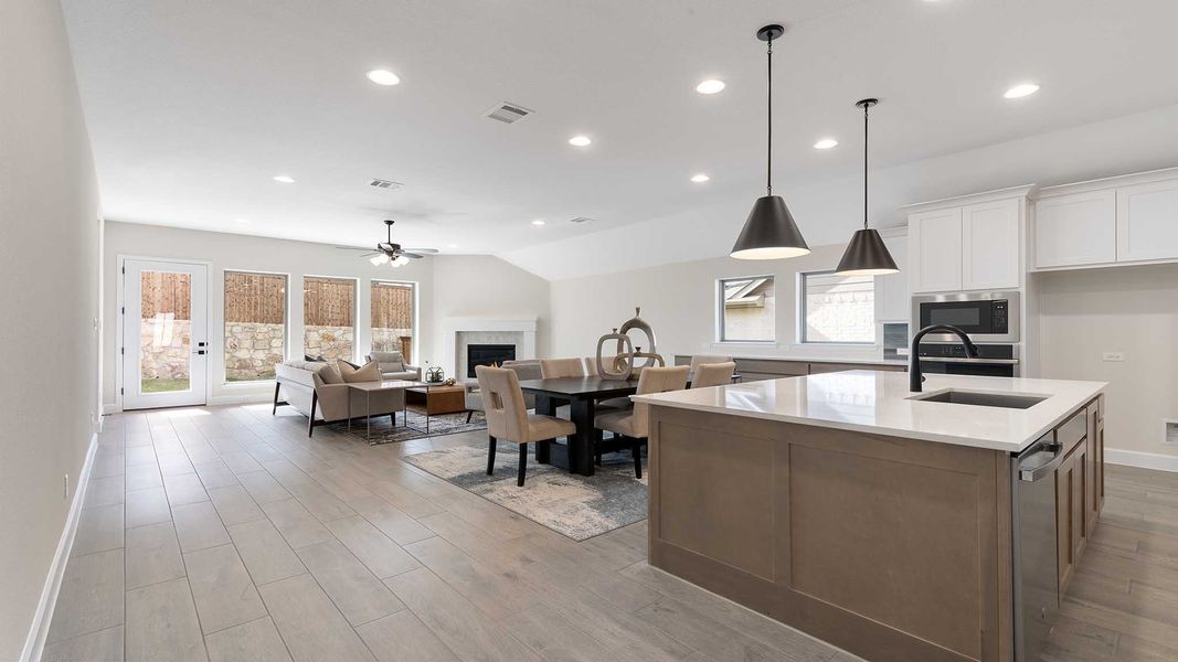 Furnished interior view inside a new home in Hillstead, Lavon (Image 63).