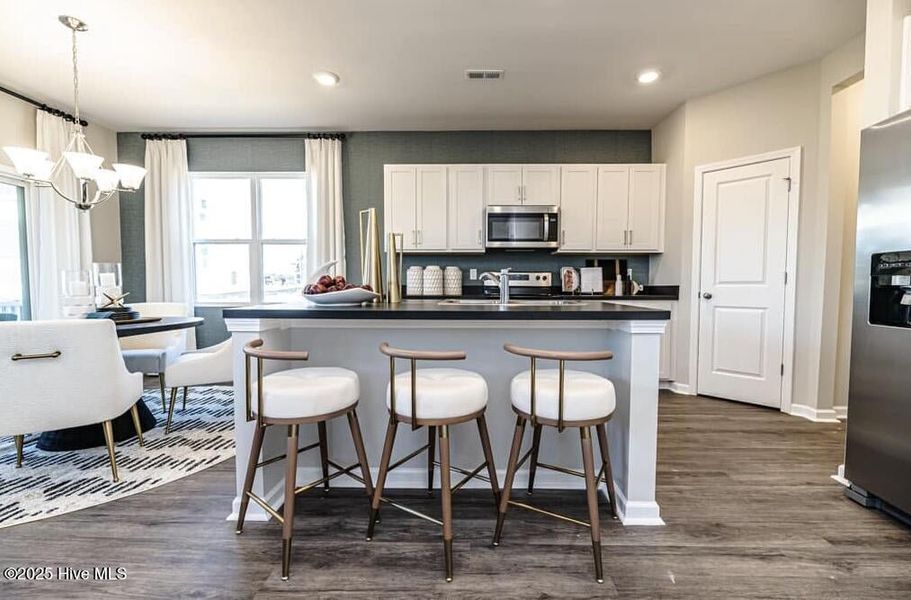 Furnished interior view inside a new home in Coastal Haven, Leland (Image 8).