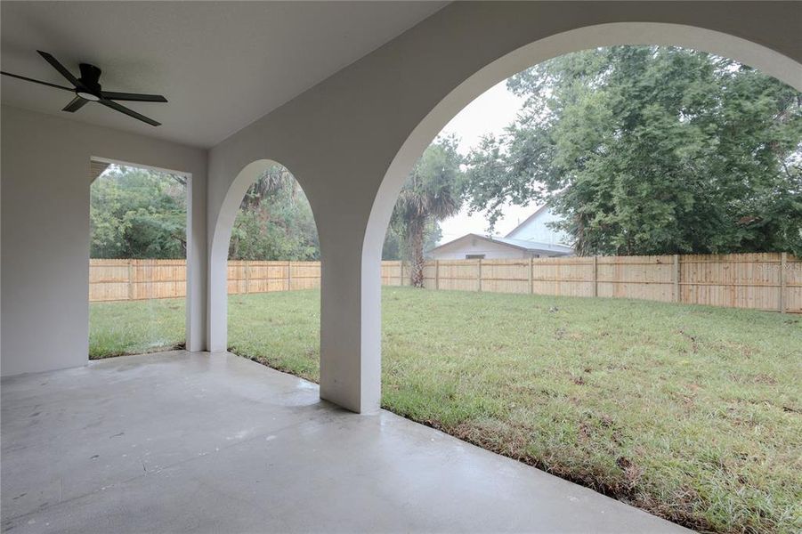 Exterior details and patio area of a home in , Sanford (Image 3).