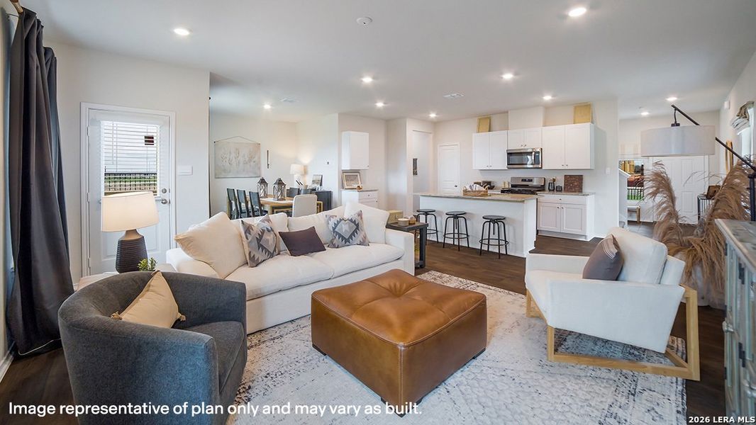 Furnished interior view inside a new home in Veranda, San Antonio (Image 19).
