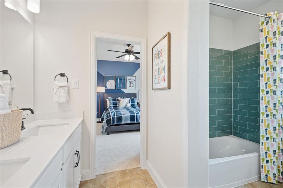 Beazer Homes Lovers Landing Madison Floorplan. This is not a photo of the actual home, but is a photo of the Madison floorplan.