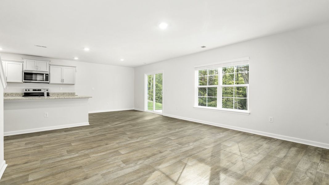 Spacious, unfurnished interior of a new home in Mount Hope Estates, Winston-Salem (Image 15). Spacious, unfurnished interior of a new home in Mount Hope Estates, Winston-Salem (Image 15).