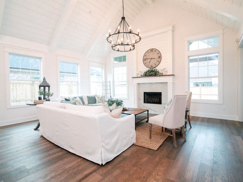 Representative furnished interior of a home built from the The Annie by Reece Homes in Harvest Meadows, Bryan (Image 7).