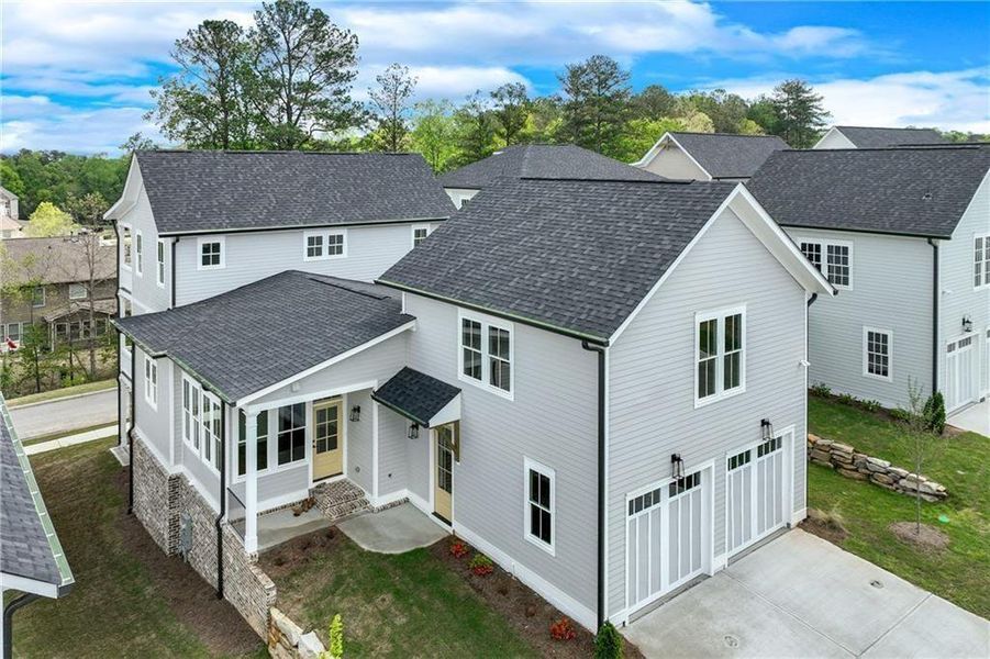Exterior details and patio area of a home in , Dacula (Image 22).