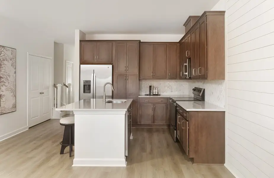 Representative furnished interior of a home built from the Palmetto by Ashton Woods in Blue Heron Retreat, Little River (Image 6).