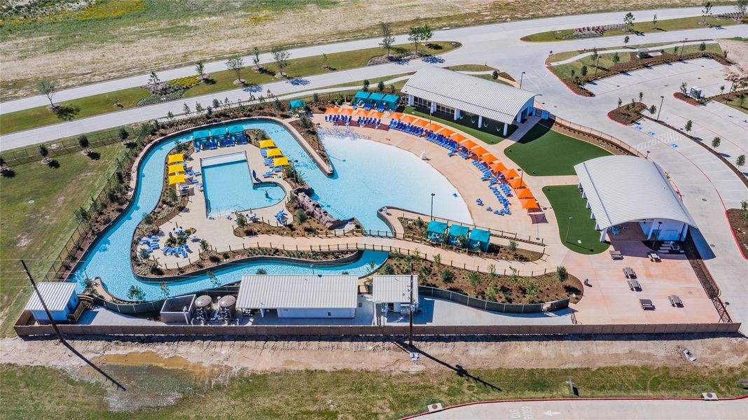 aerial of the amenities at adventure cove located in the award winning Meridiana. aerial of the amenities at adventure cove located in the award winning Meridiana.