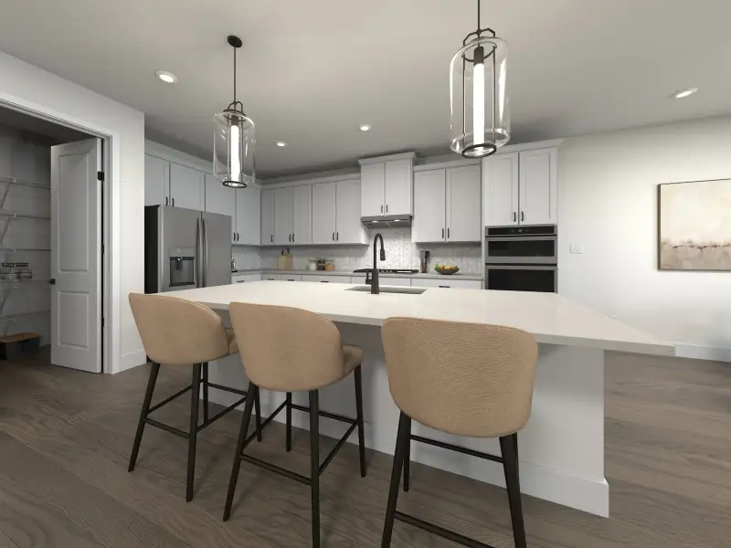 Furnished interior view inside a new home in Benders Cove - Reserve Series, Mount Juliet (Image 3).