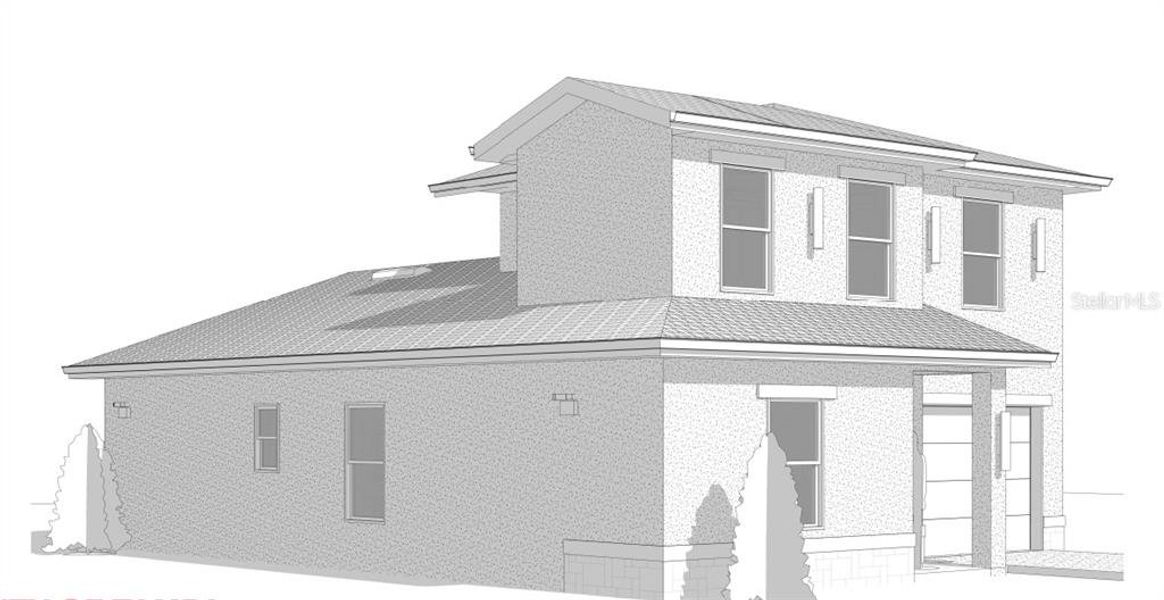 Exterior rendering of this home design in , Tampa, FL (Image 8).