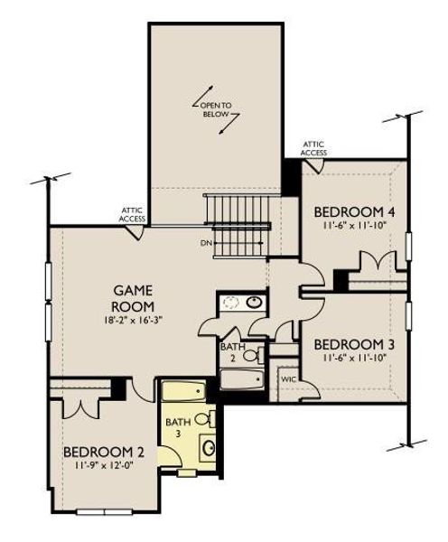 The Odessa Floor plan