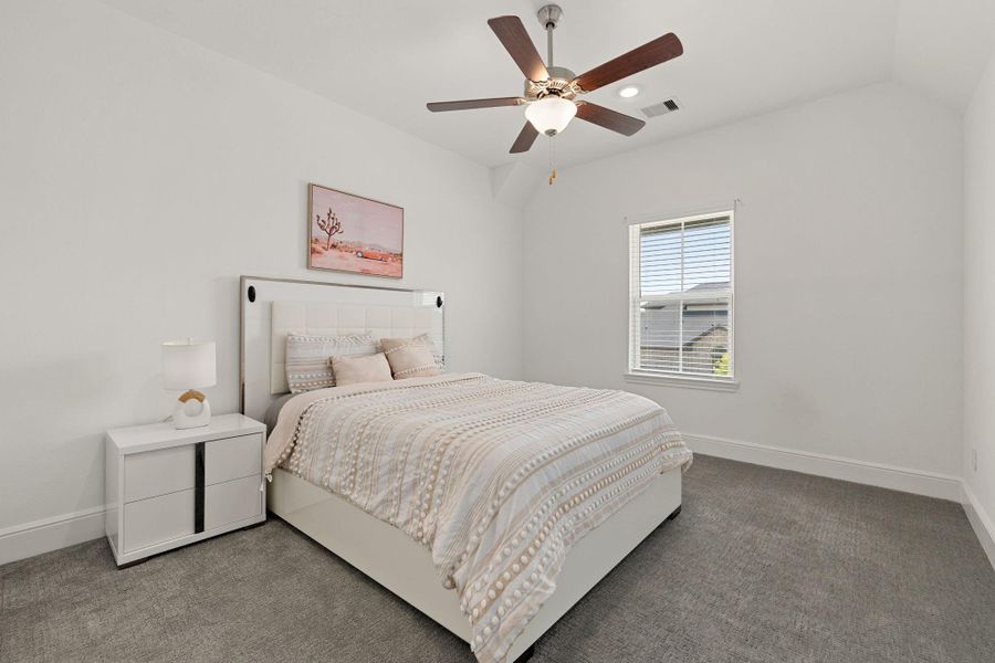 Furnished interior view inside a new home in Pomona, Manvel (Image 8).