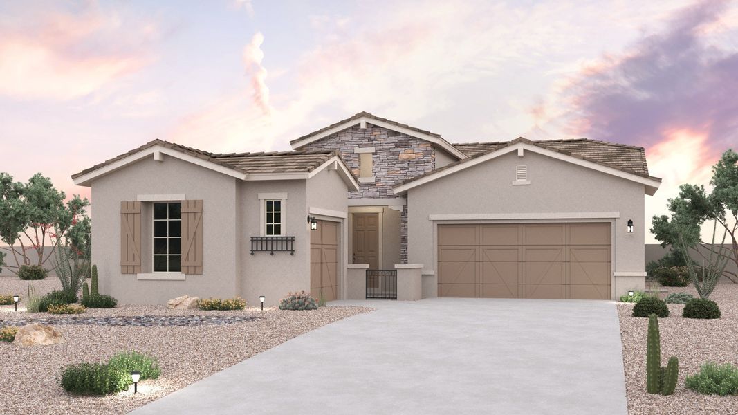 Elevation B – Ranch Hacienda Elevation B – Ranch Hacienda