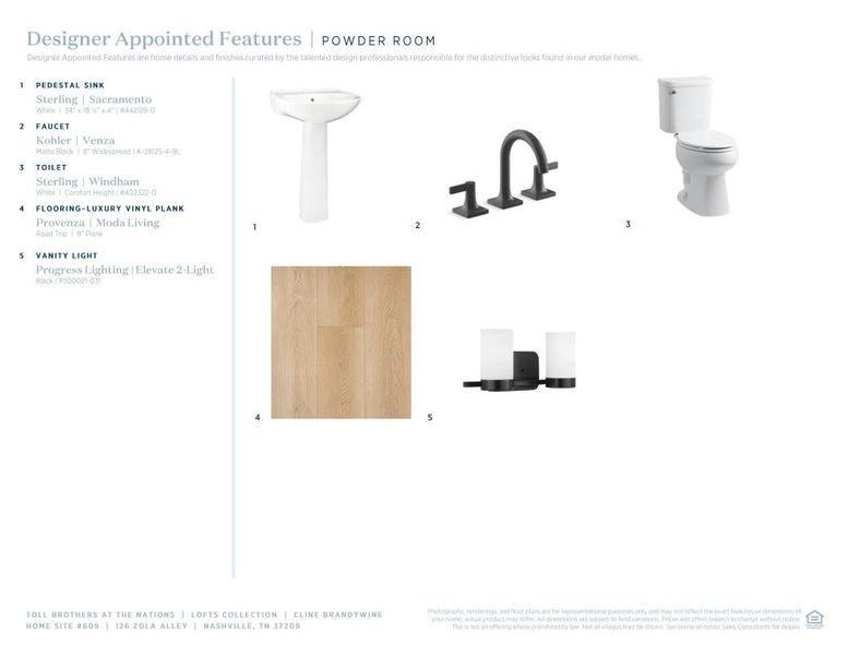 Sample of building materials used in homes in The Nations, Nashville (Image 9).
