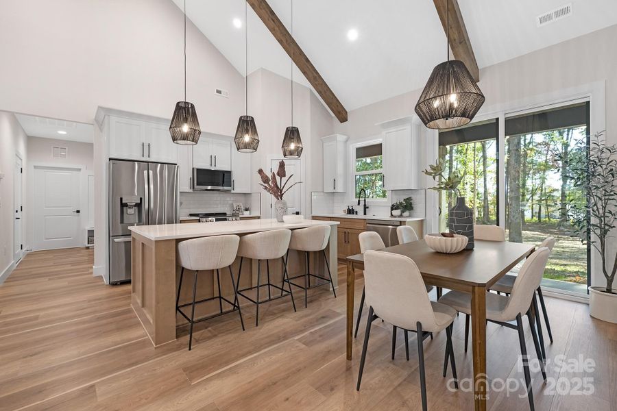 Furnished interior view inside a new home in , Gastonia (Image 5).