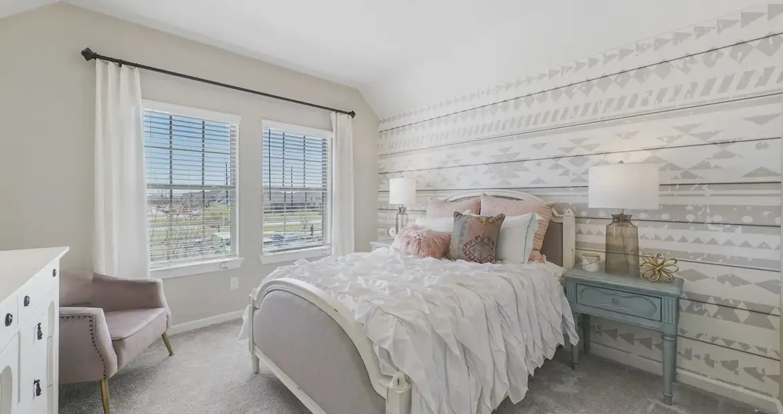 Representative furnished interior of a home built from the Medina by Chesmar Homes in Jordan Ranch 55's, Fulshear (Image 13).