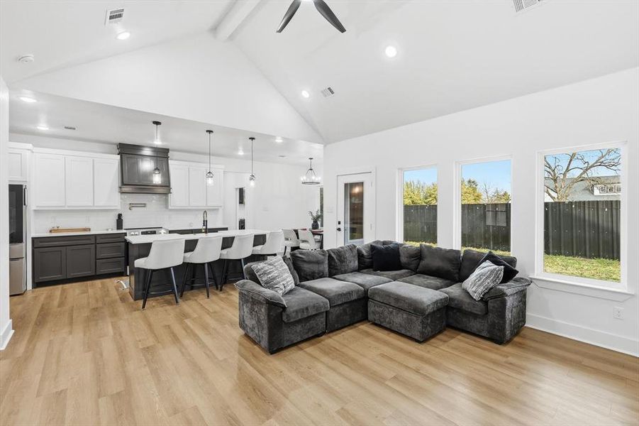 Furnished interior view inside a new home in , Bridgeport (Image 5). Furnished interior view inside a new home in , Bridgeport (Image 5).