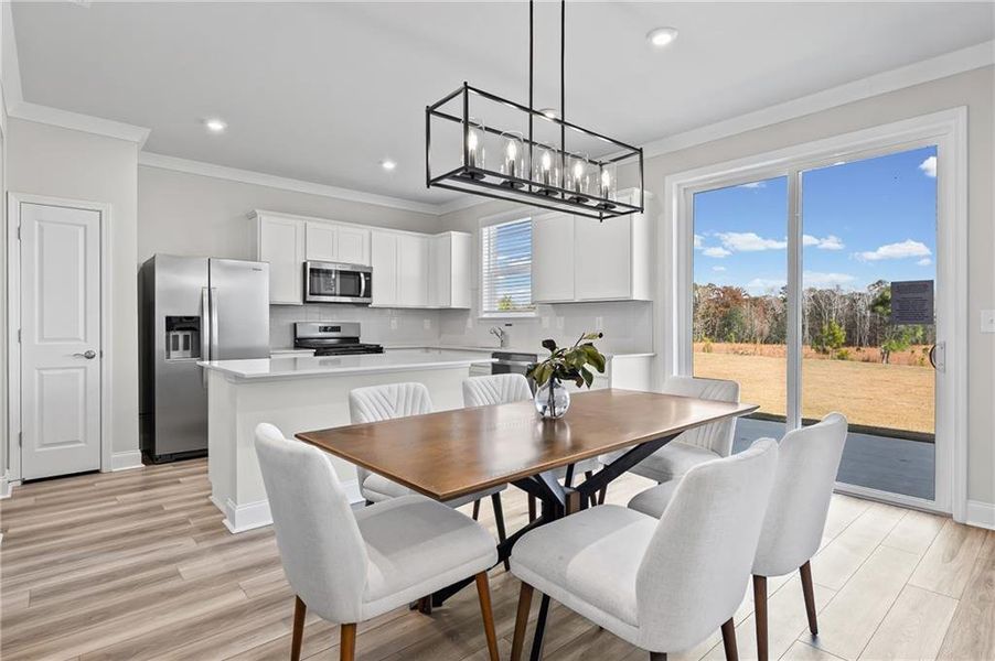Furnished interior view inside a new home in Overland, Locust Grove (Image 8).