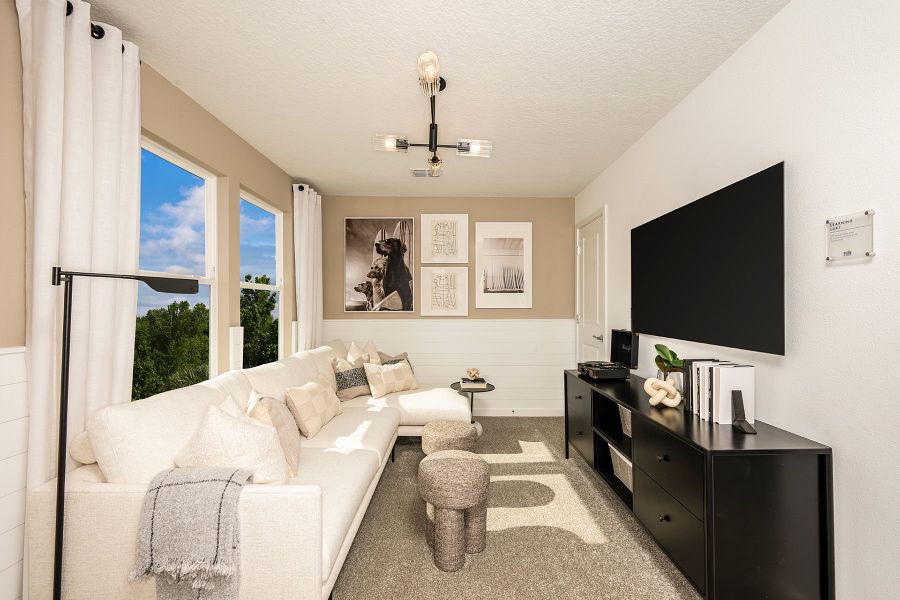 Furnished interior view inside a new home in Spencer Glen, Riverview (Image 17).