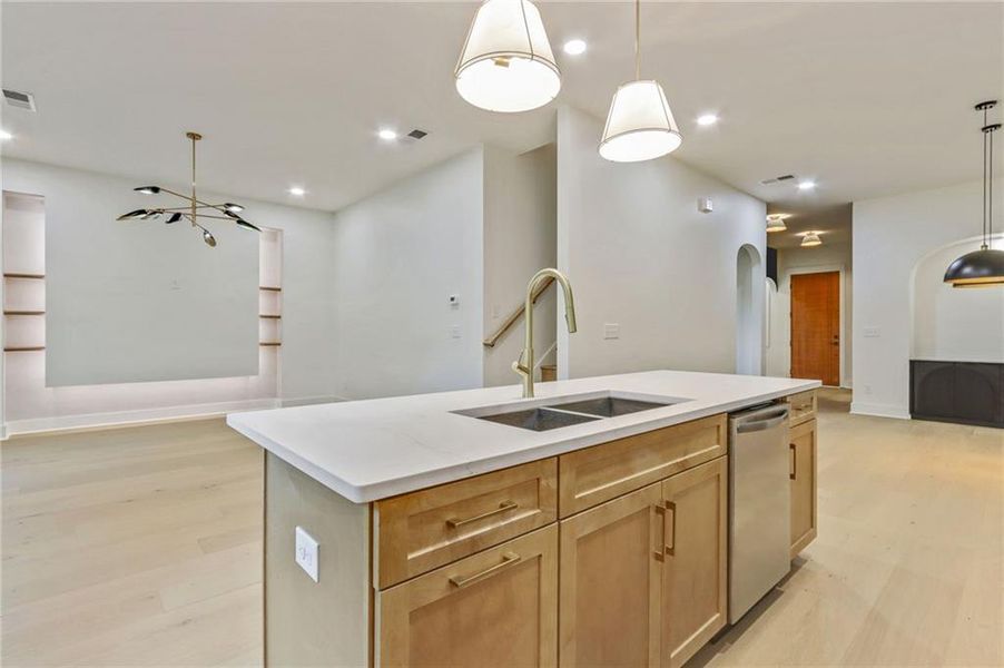 Furnished interior view inside a new home in , Marietta (Image 7).