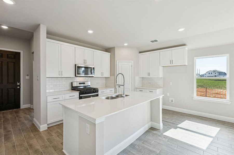 Furnished interior view inside a new home in Venetian, Weston (Image 3).