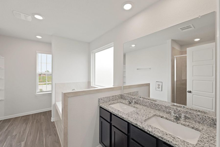 Furnished interior view inside a new home in Bammel Oaks, Houston (Image 13). Furnished interior view inside a new home in Bammel Oaks, Houston (Image 13).