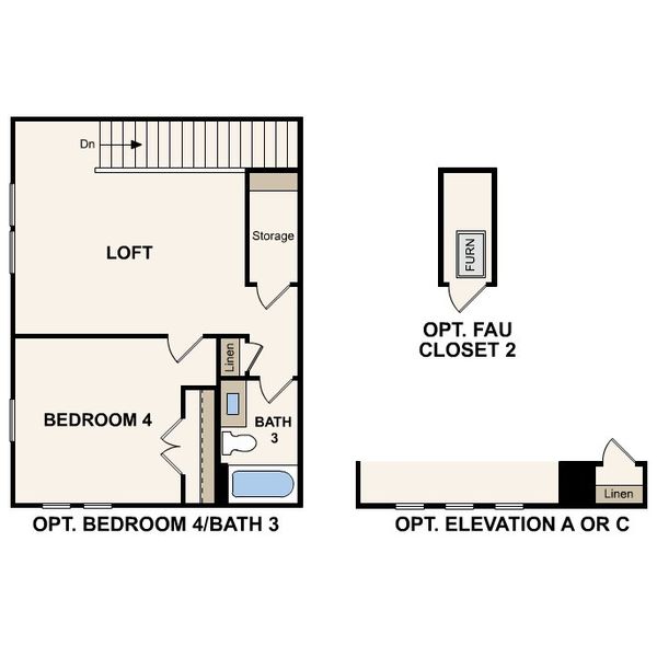 2D floor plan layout for the Denali II by Century Communities in Crosswinds, Niederwald, TX (Image 5). 2D floor plan layout for the Denali II by Century Communities in Crosswinds, Niederwald, TX (Image 5).
