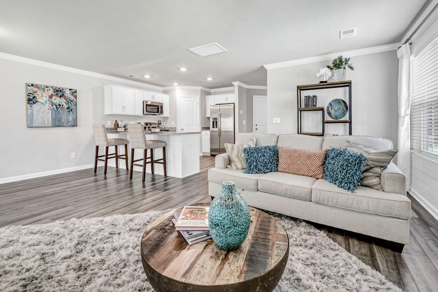 Furnished interior view inside a new home in , Goose Creek (Image 19).