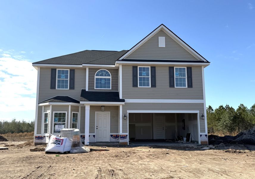 In-progress construction of a new home in Tibet Road at Sassafras, Allenhurst, GA (Image 4).