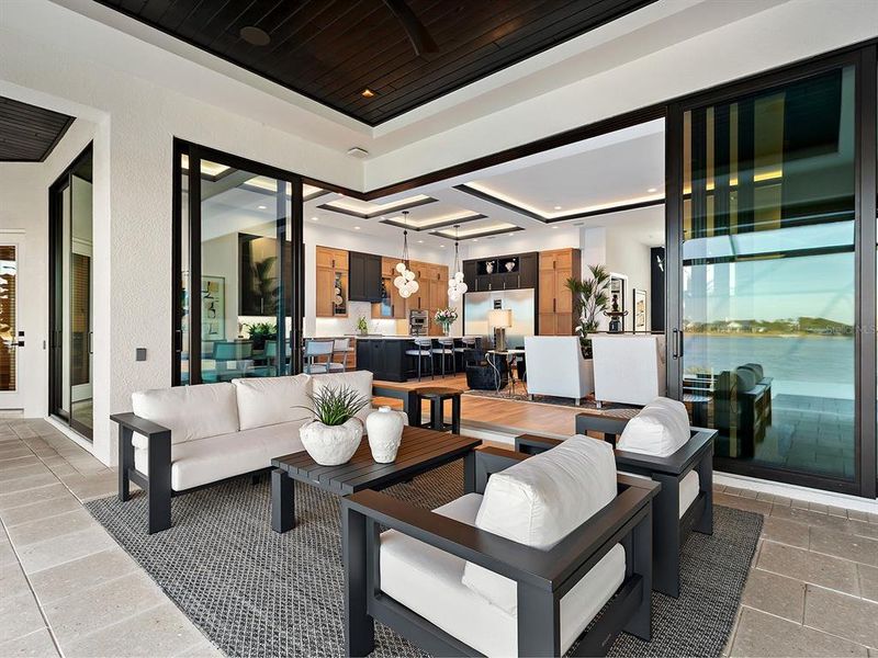 Exterior details and patio area of a home in , Sarasota (Image 38). Exterior details and patio area of a home in , Sarasota (Image 38).