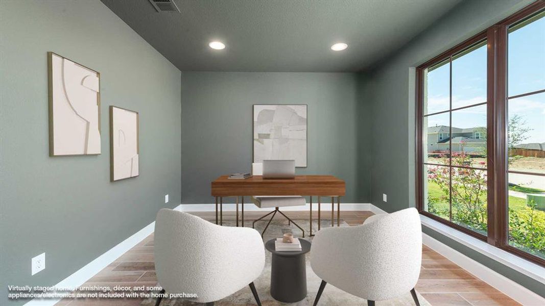 Furnished interior view inside a new home in The Heights At Uptown Celina 50', Celina (Image 8).