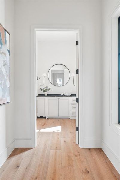 Furnished interior view inside a new home in , Dallas (Image 8).