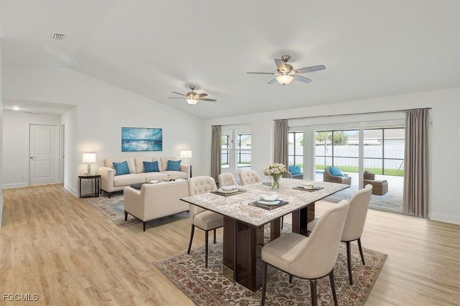 Furnished interior view inside a new home in Cape Coral, Cape Coral (Image 4).