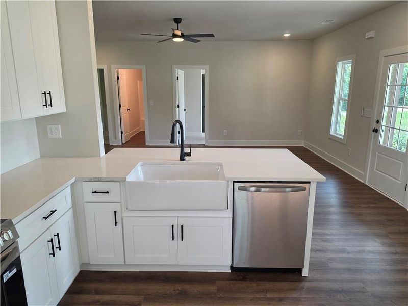 Furnished interior view inside a new home in , Dallas (Image 7).