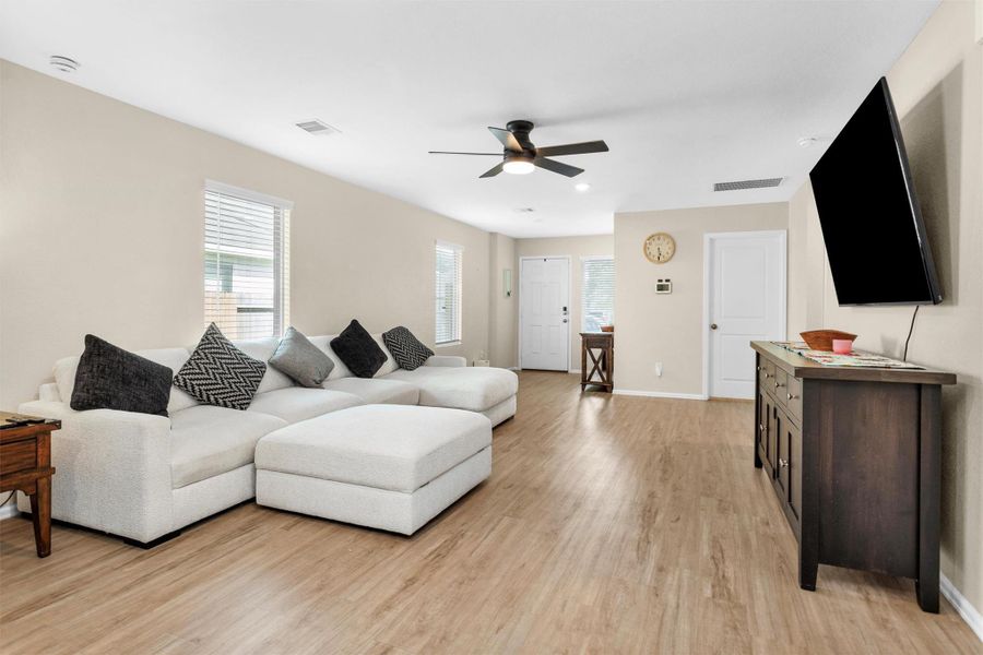 Furnished interior view inside a new home in , Sealy (Image 5). Furnished interior view inside a new home in , Sealy (Image 5).