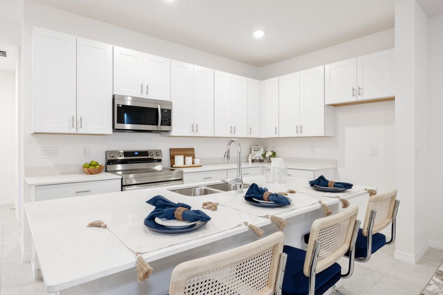 Representative furnished interior of a home built from the Jackson by Park Square Residential in The Residences at Emerson Park, Apopka (Image 12).