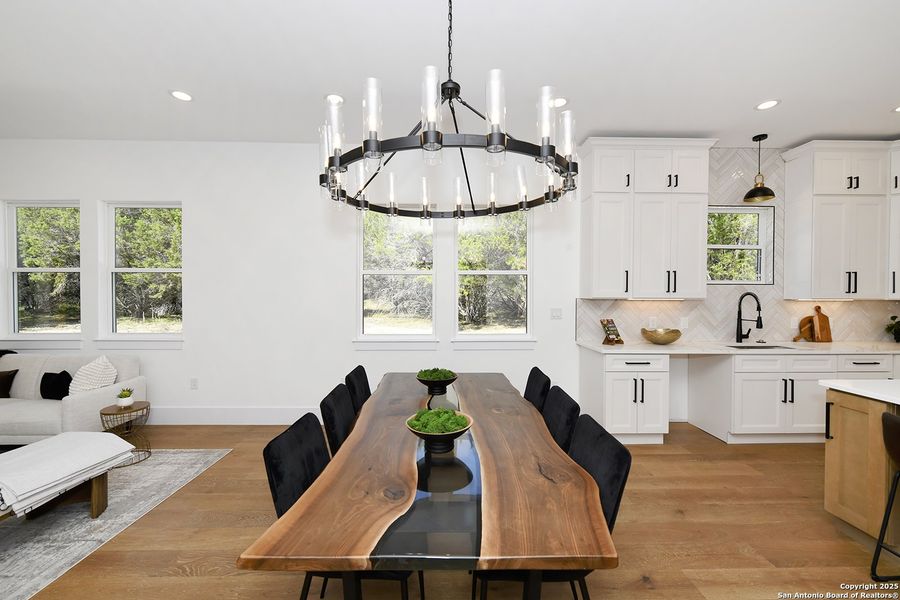 Furnished interior view inside a new home in , Boerne (Image 8).