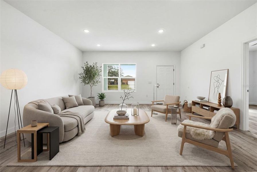 Furnished interior view inside a new home in , Haines City (Image 10).