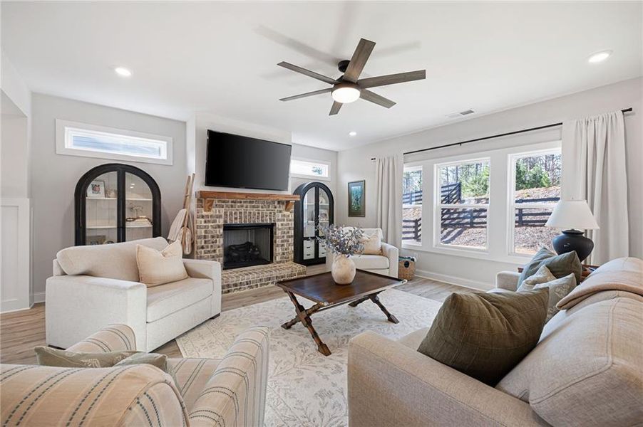Furnished interior view inside a new home in NorthFarm at NatureWalk, Dallas (Image 9).