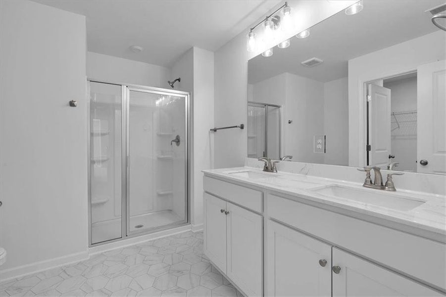 Furnished interior view inside a new home in Park Center Pointe, Austell (Image 5).