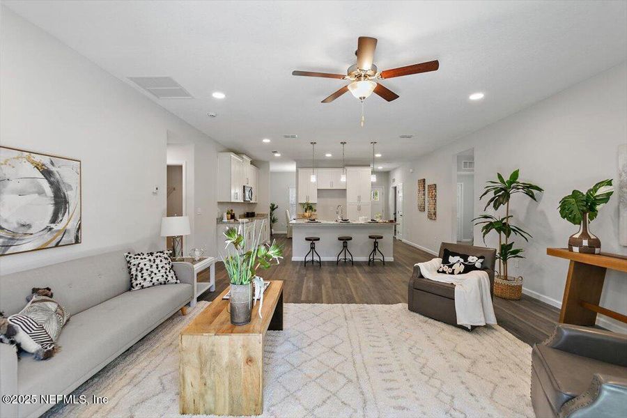 Furnished interior view inside a new home in , Jacksonville (Image 8).