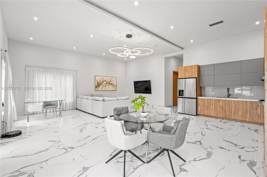 Furnished interior view inside a new home in , Hallandale Beach (Image 15).