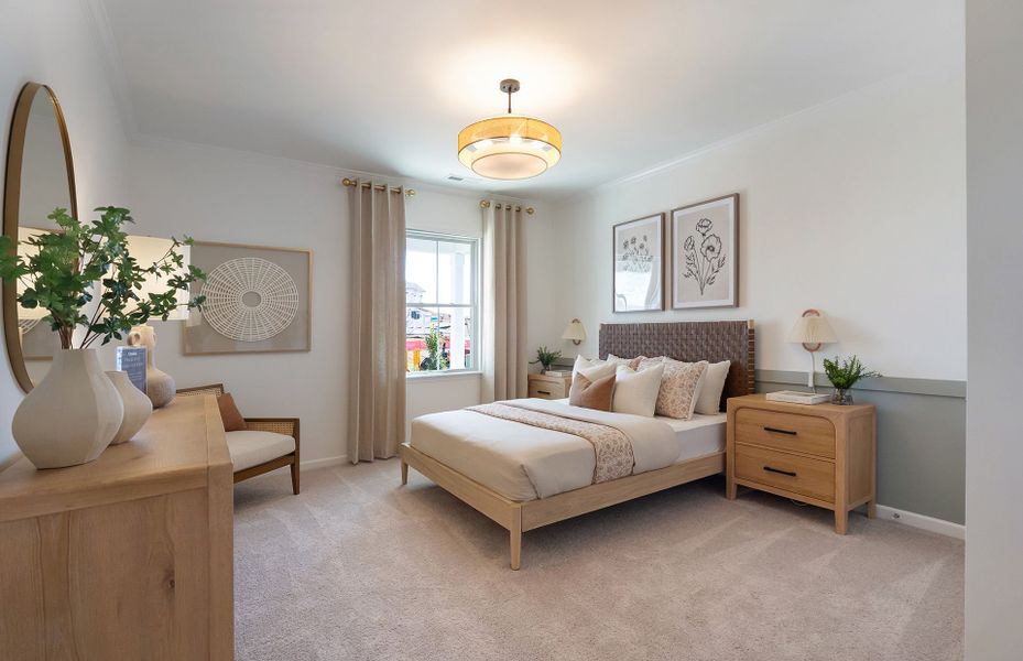 Furnished interior view inside a new home in Highlands of Carter's Station, Columbia (Image 7).