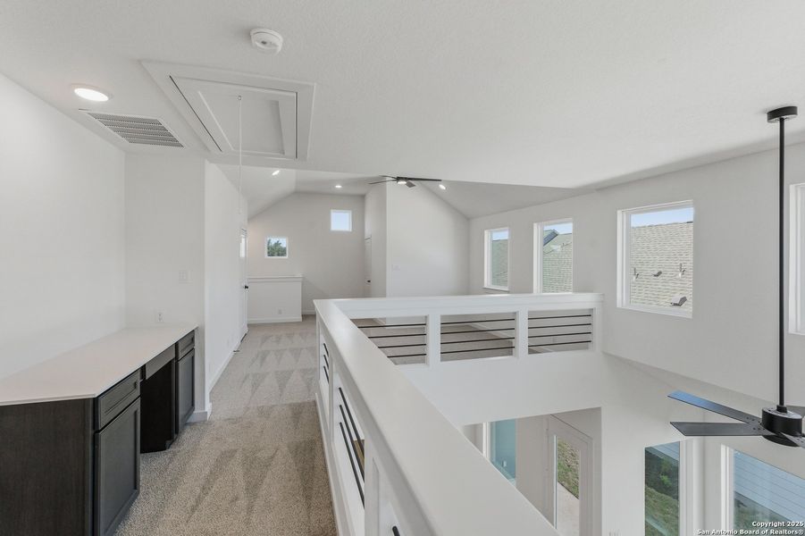 Furnished interior view inside a new home in The Crossvine – Garden Homes, Schertz (Image 12). Furnished interior view inside a new home in The Crossvine – Garden Homes, Schertz (Image 12).