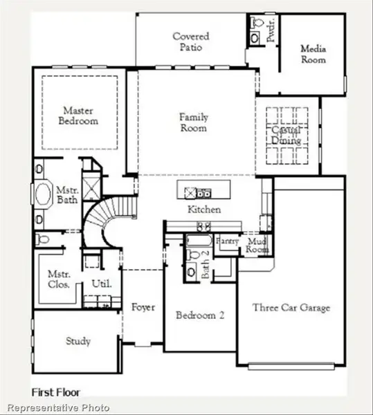 Hamlin First Floor Plan Hamlin First Floor Plan