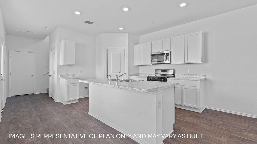 Furnished interior view inside a new home in Valverde, Bastrop (Image 3).